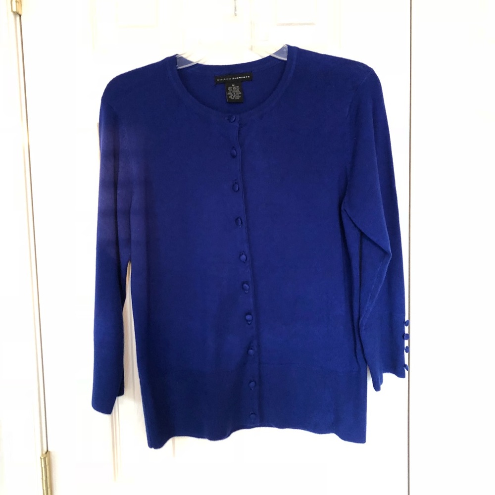 [ NWOT ] Cobalt Button Cardigan